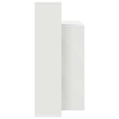 vidaXL Desk White Engineered Wood 100 x 40 x 90 cm 6