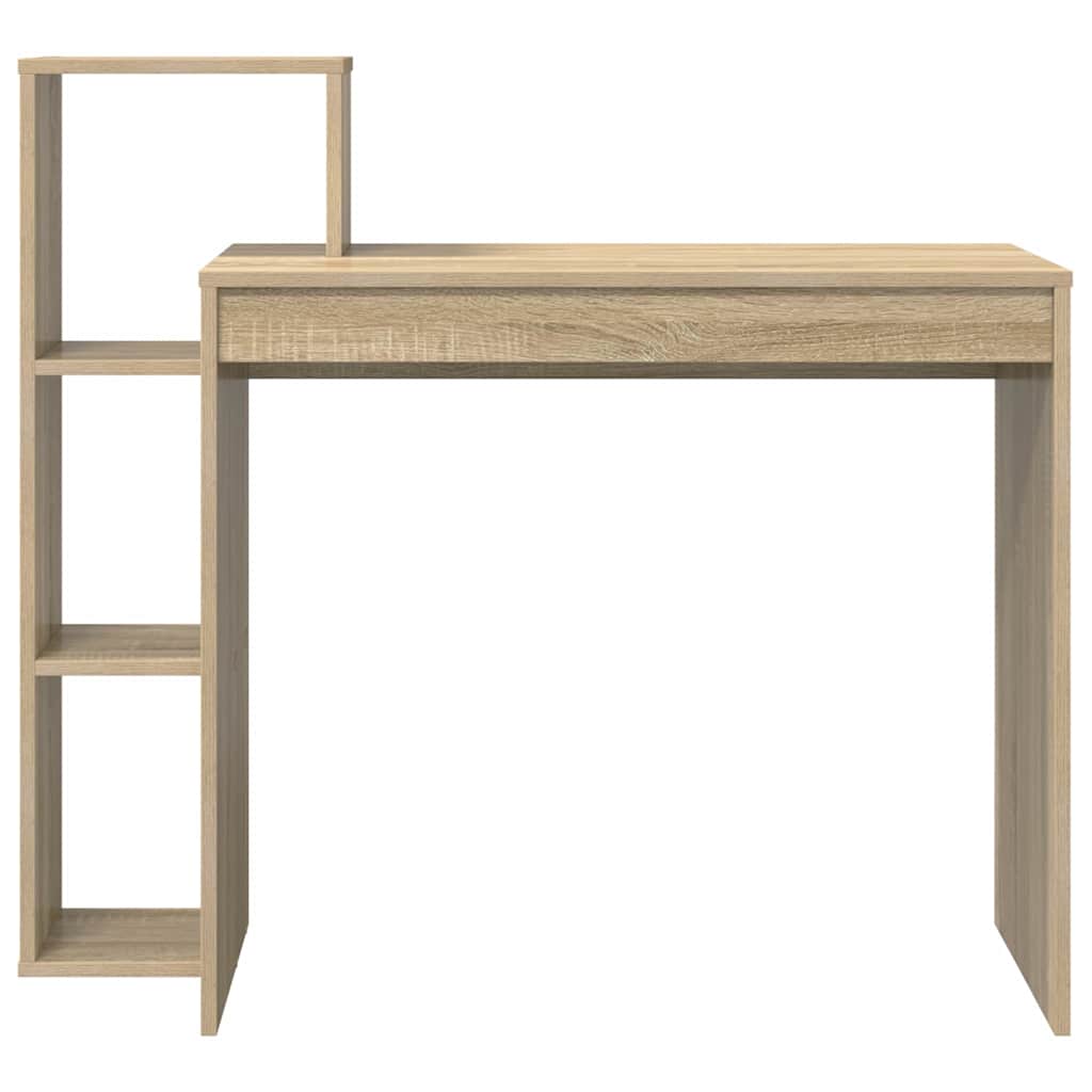 vidaXL Desk Sonoma Oak Engineered Wood 100 x 40 x 90 cm 5