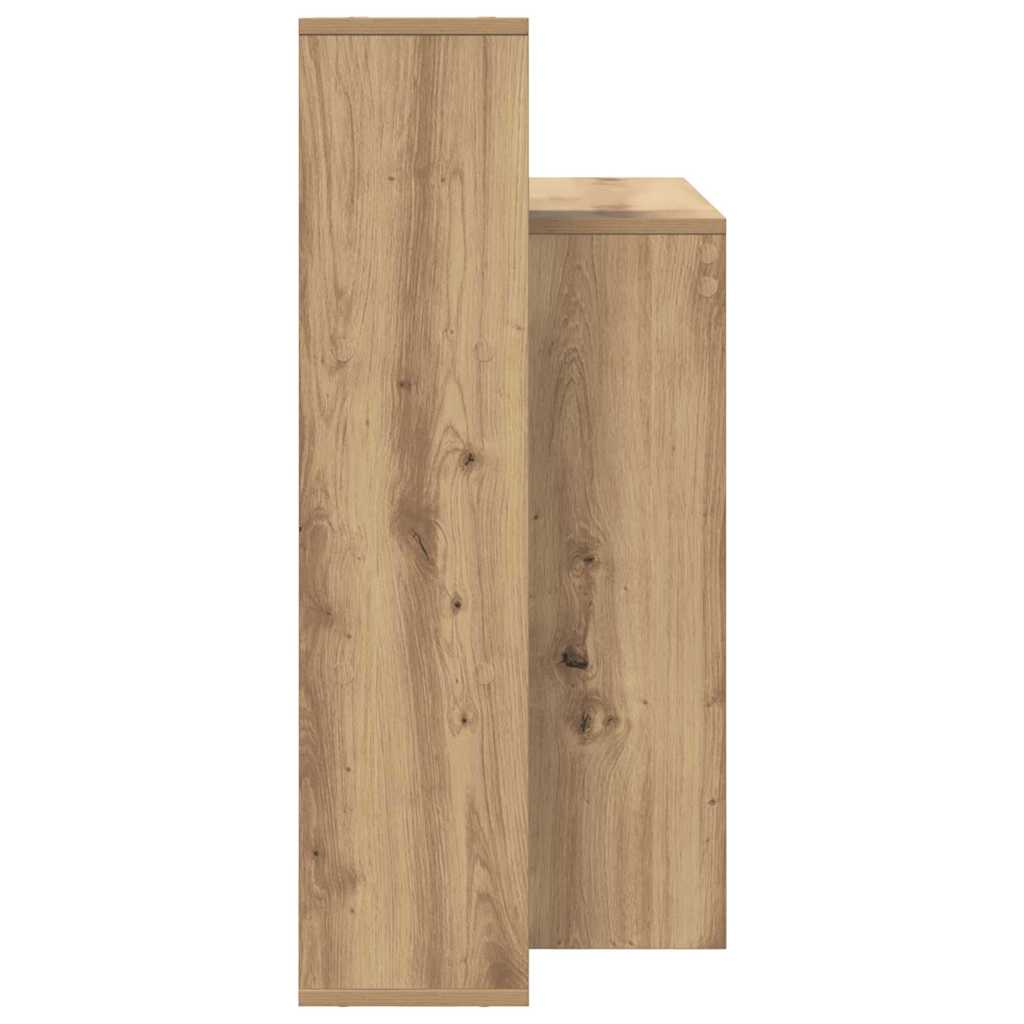 vidaXL Desk Artisan Oak Engineered Wood 100 x 40 x 90 cm 6