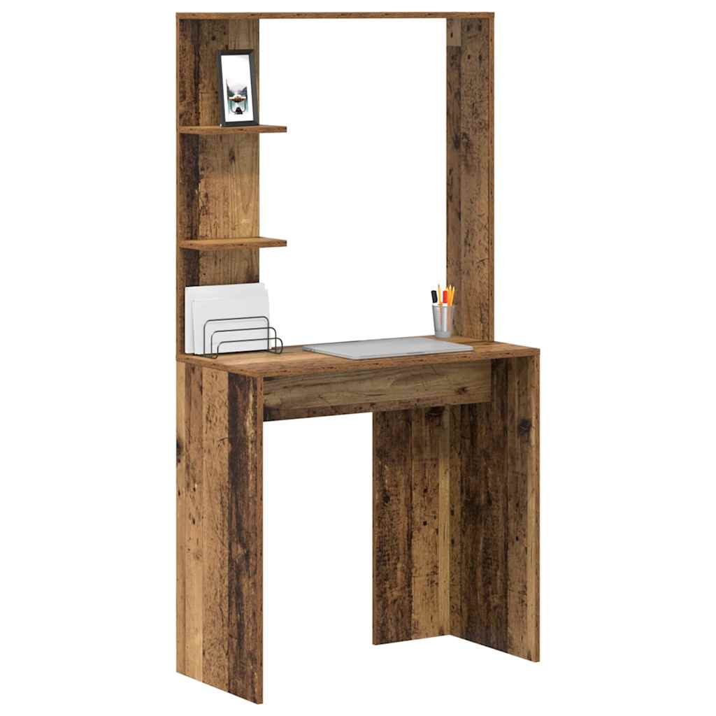 Desk Engineered Wood 78.5 x 37 x 154.5 cm Old wood