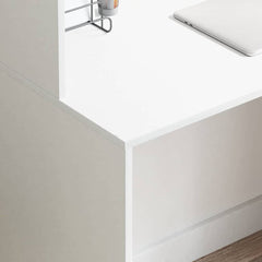 Desk 102 x 50 x 124 cm Engineered Wood White