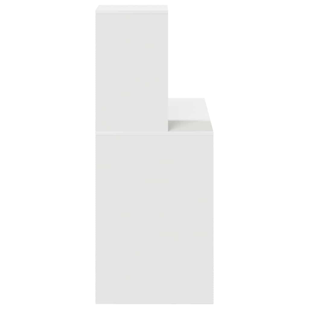 Desk 102 x 50 x 124 cm Engineered Wood White