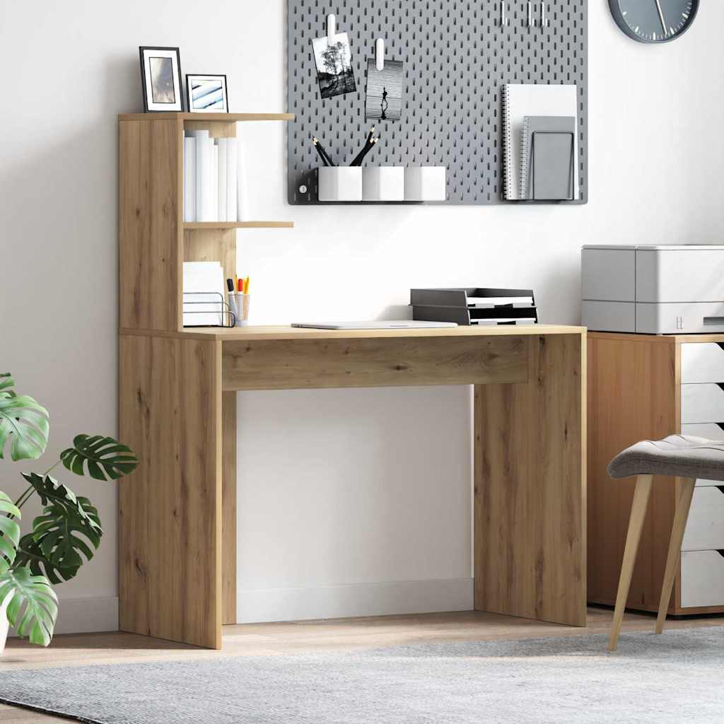 Desk 102 x 50 x 124 cm Engineered Wood Artisan oak