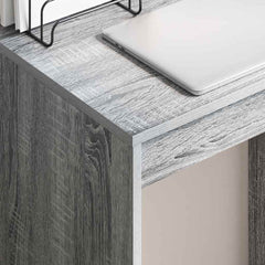 vidaXL Desk Grey Sonoma 60 x 40 x 76 cm 4