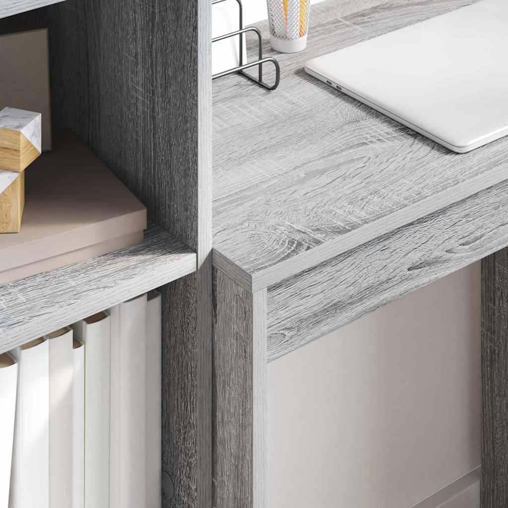 vidaXL Desk Grey Sonoma 70 x 40 x 76 cm 4