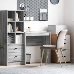 vidaXL Desk Grey Sonoma 70 x 40 x 76 cm 1