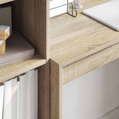 vidaXL Desk Sonoma Oak 80 x 40 x 76 cm 4