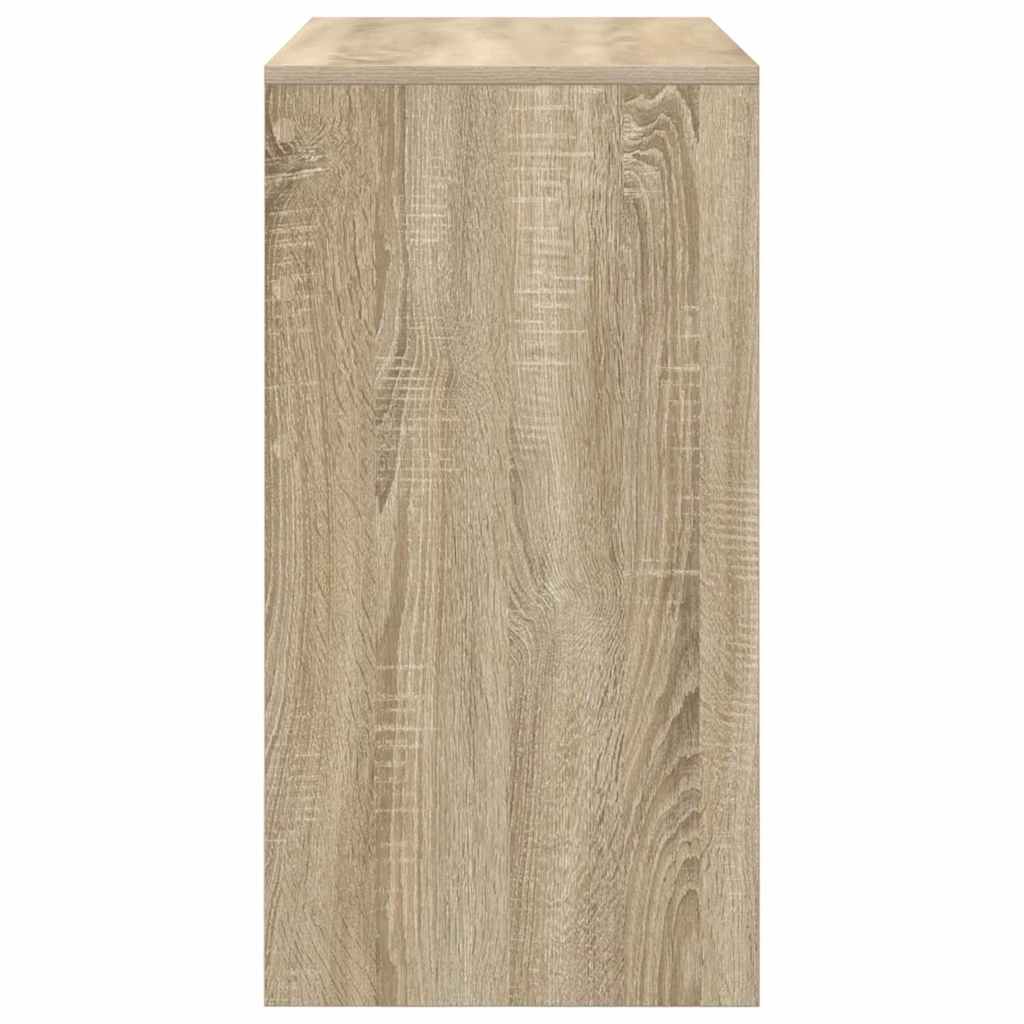 vidaXL Desk Sonoma Oak 80 x 40 x 76 cm 6