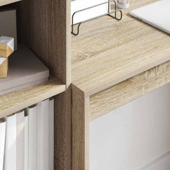 vidaXL Desk Sonoma Oak 90 x 40 x 76 cm 4