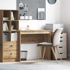 vidaXL Desk Artisan Oak 90 x 40 x 76 cm 1