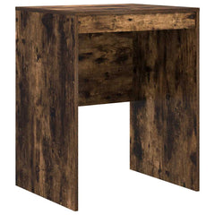 vidaXL Desk Smoked Oak 60 x 50 x 76 cm 2
