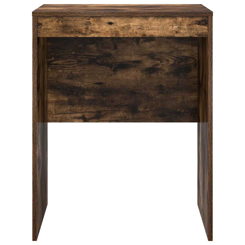 vidaXL Desk Smoked Oak 60 x 50 x 76 cm 5
