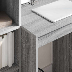 vidaXL Desk Grey Sonoma 60 x 50 x 76 cm 4