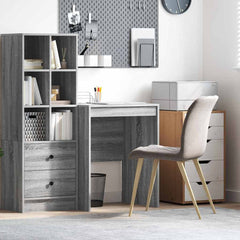 vidaXL Desk Grey Sonoma 60 x 50 x 76 cm 1