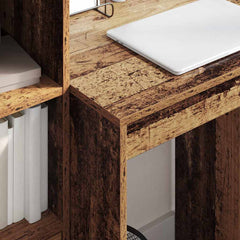 vidaXL Desk Old Wood 60 x 50 x 76 cm 4