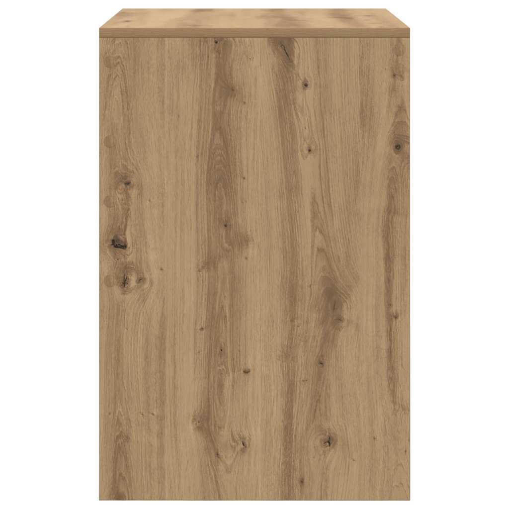 vidaXL Desk Artisan Oak 60 x 50 x 76 cm 6