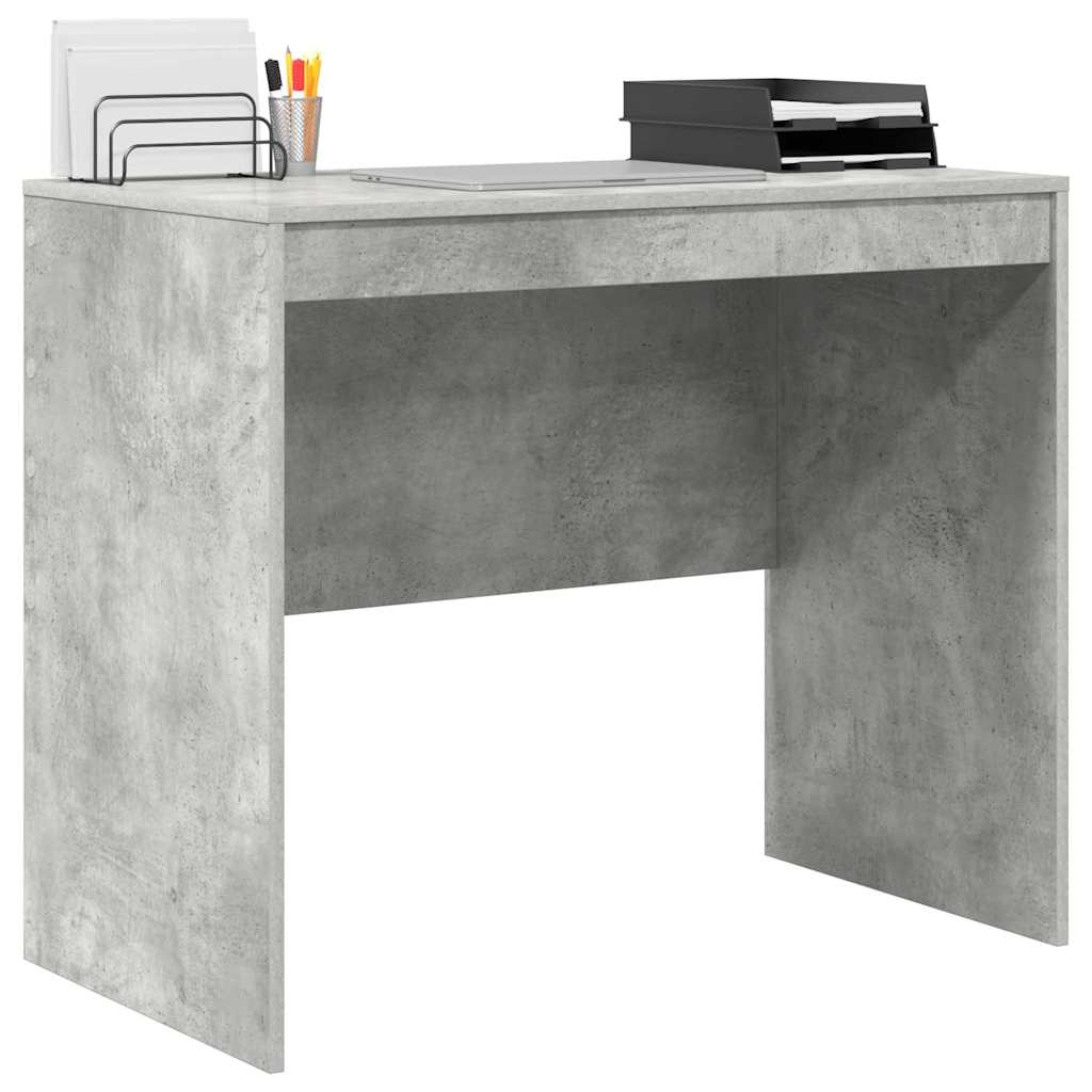 vidaXL Desk Concrete Grey 90 x 50 x 76 cm 3