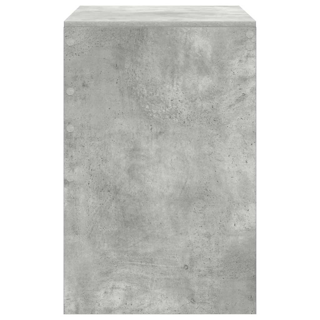 vidaXL Desk Concrete Grey 90 x 50 x 76 cm 6