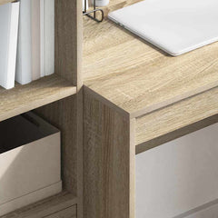 vidaXL Desk Sonoma Oak 100 x 50 x 76 cm 4