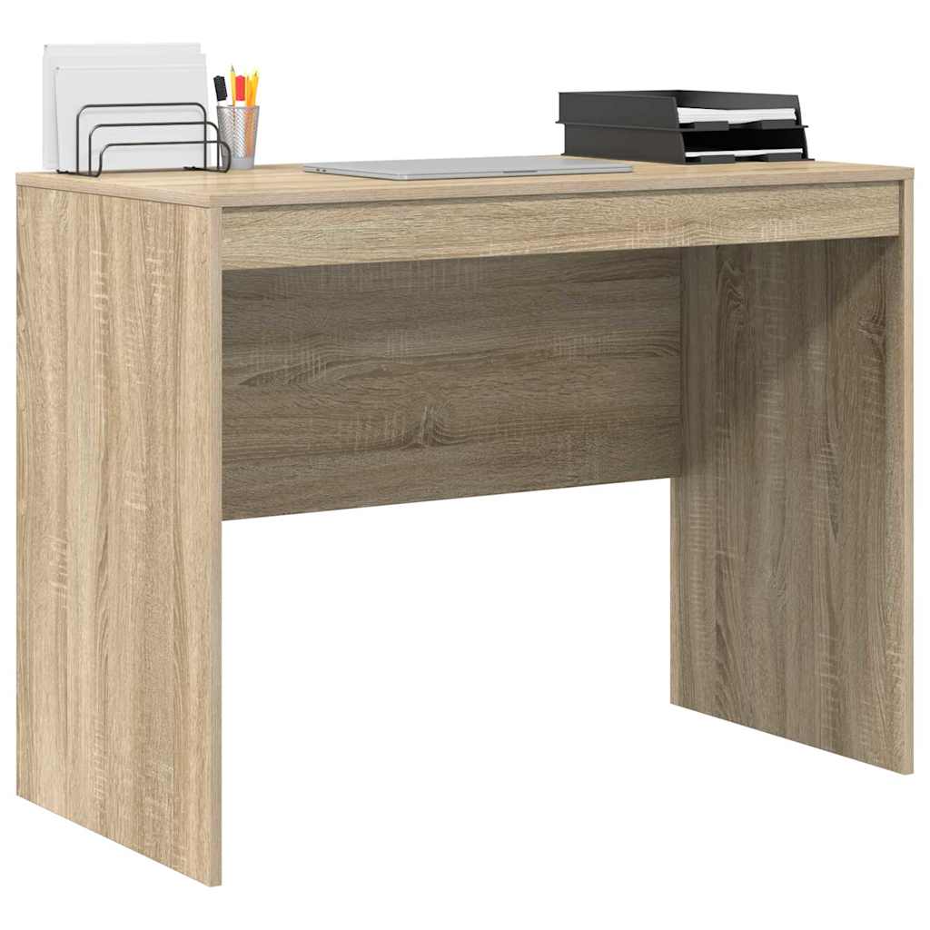 vidaXL Desk Sonoma Oak 100 x 50 x 76 cm 3