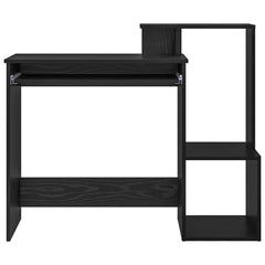 vidaXL Desk Black Oak 106 x 41 x 88.5 cm Engineered Wood 6