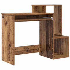 vidaXL Desk Old Wood 106 x 41 x 88.5 cm Engineered Wood 2