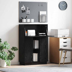 Desk 71.5 x 31.5 x 106.5 cm Engineered Wood Black oak