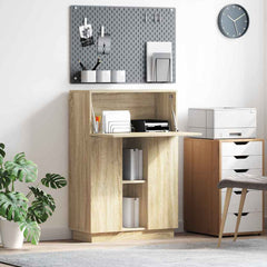 Desk 71.5 x 31.5 x 106.5 cm Engineered Wood Sonoma oak