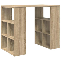 vidaXL Desk Sonoma Oak Engineered Wood 90 x 50 x 75 cm 2