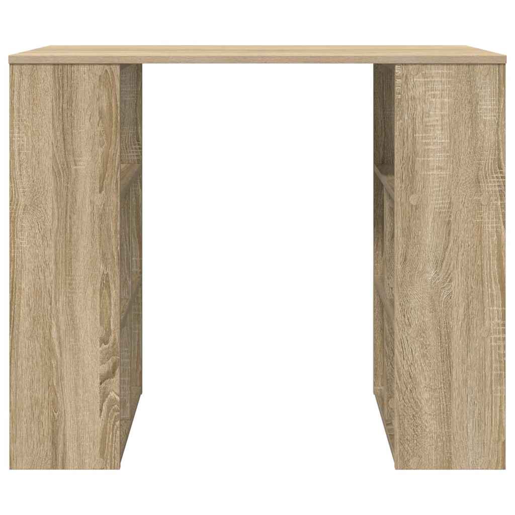 vidaXL Desk Sonoma Oak Engineered Wood 90 x 50 x 75 cm 5
