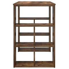 vidaXL Desk Smoked Oak Engineered Wood 90 x 50 x 75 cm 6