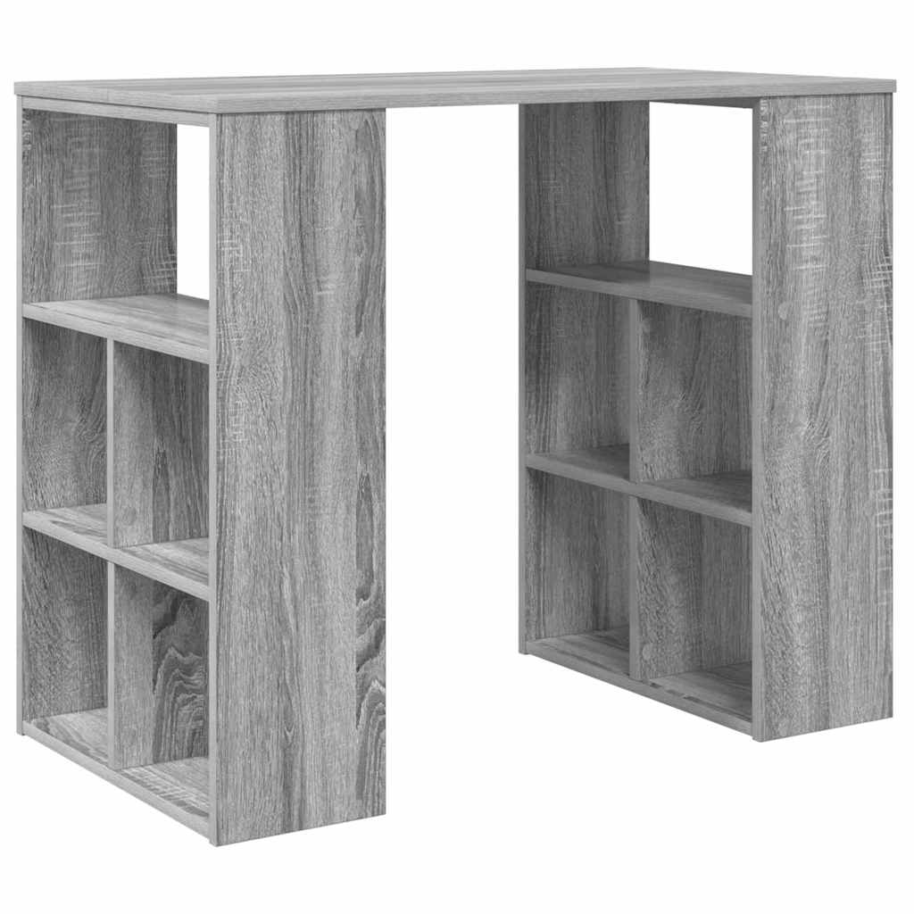 Desk Engineered Wood 90 x 50 x 75 cm Grey sonoma
