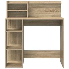 Desk Engineered Wood 90 x 48 x 101.5 cm Sonoma oak