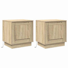 vidaXL Bedside Cabinet 2 pcs Sonoma Oak 44 x 34.5 x 45 cm 2