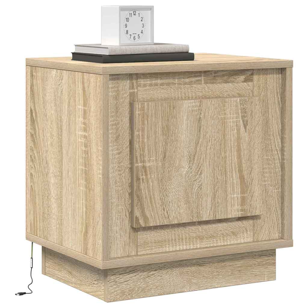 vidaXL Bedside Cabinet 2 pcs Sonoma Oak 44 x 34.5 x 45 cm 3