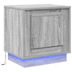 vidaXL Bedside Cabinet 2 pcs Grey 44 x 34.5 x 45 cm Engineered Wood 6