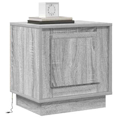 vidaXL Bedside Cabinet 2 pcs Grey 44 x 34.5 x 45 cm Engineered Wood 3