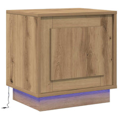 vidaXL Bedside Cabinet 2 pcs Artisan Oak 44 x 34.5 x 45 cm 6