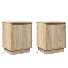 vidaXL Bedside Cabinet 2 pcs Sonoma Oak 39 x 34.5 x 50 cm 2