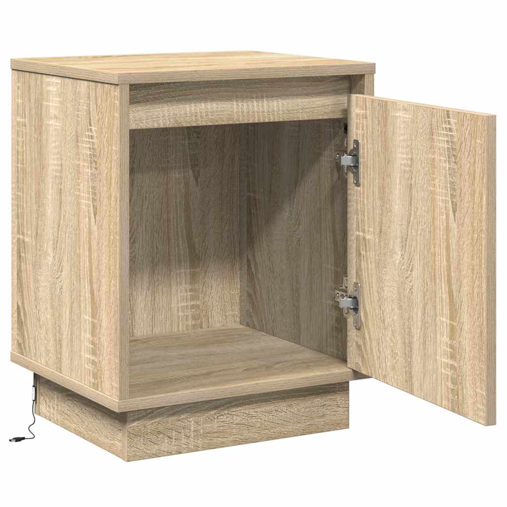 vidaXL Bedside Cabinet 2 pcs Sonoma Oak 39 x 34.5 x 50 cm 6