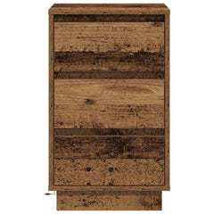 vidaXL Bedside Cabinet Old Wood 39 x 34.5 x 65 cm Engineered wood 6
