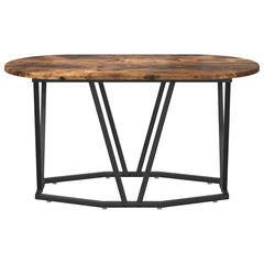 vidaXL Coffee Table Smoked Oak 80 x 40 x 40.5 cm 5