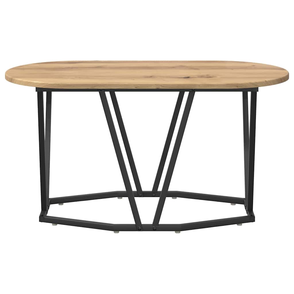 vidaXL Coffee Table Artisan Oak 80 x 40 x 40.5 cm 5