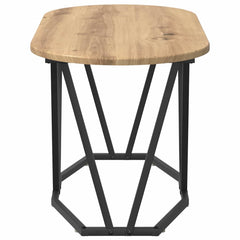 vidaXL Coffee Table Artisan Oak 80 x 40 x 40.5 cm 6