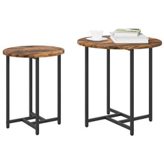 Side Table Set 2 pcs and Black