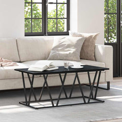 vidaXL Coffee Table Black Oak 100 x 50 x 40 cm 1