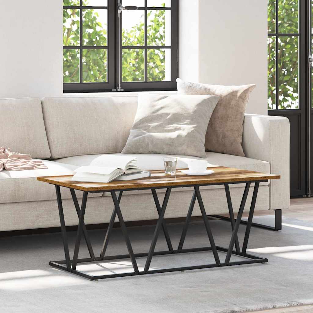 vidaXL Coffee Table Old Wood 100 x 50 x 40 cm 1
