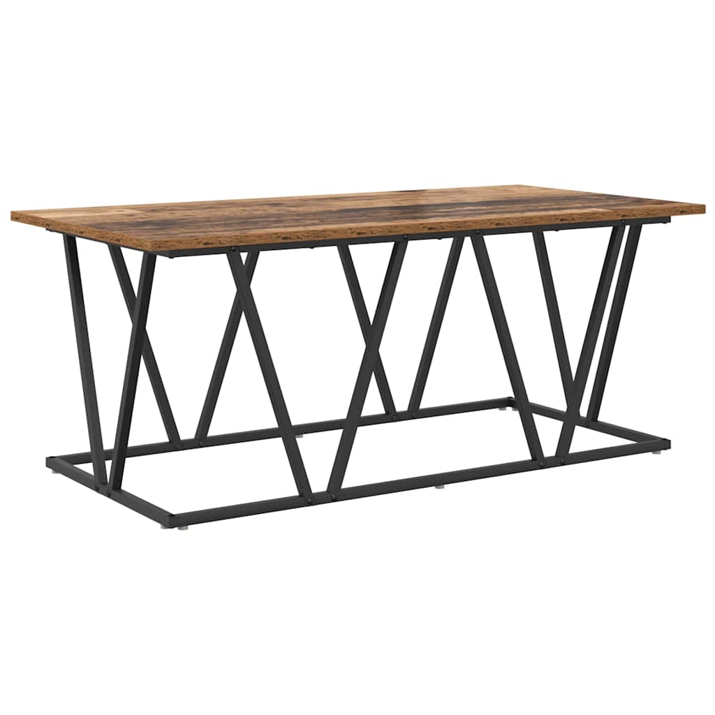 vidaXL Coffee Table Old Wood 100 x 50 x 40 cm 2