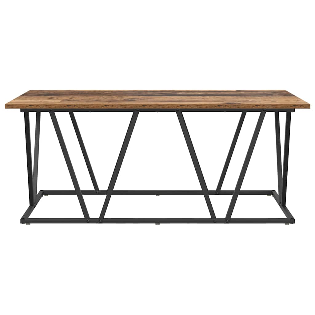 vidaXL Coffee Table Old Wood 100 x 50 x 40 cm 5