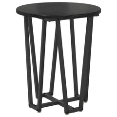 vidaXL Side Table Set 2 pcs Black Oak 50 x 50 x 50.5 cm 6
